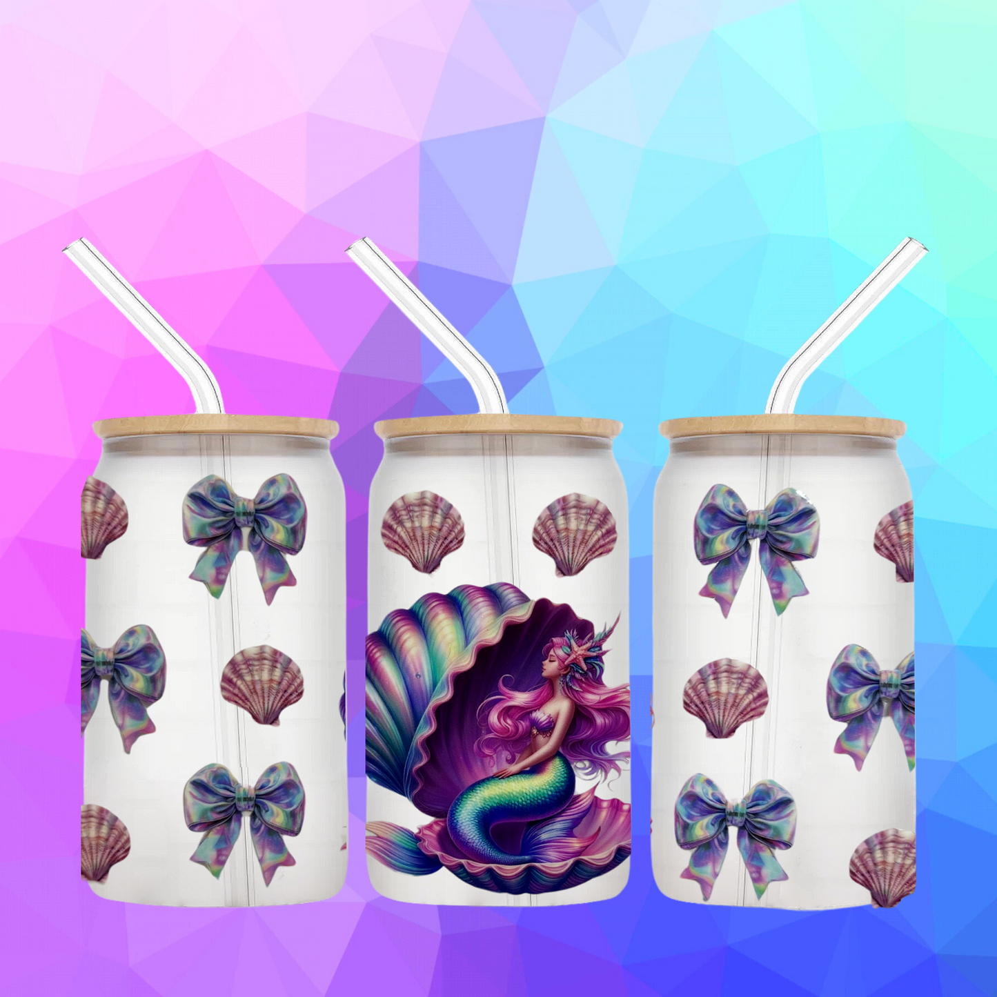 Mermaid & Bow Tumbler