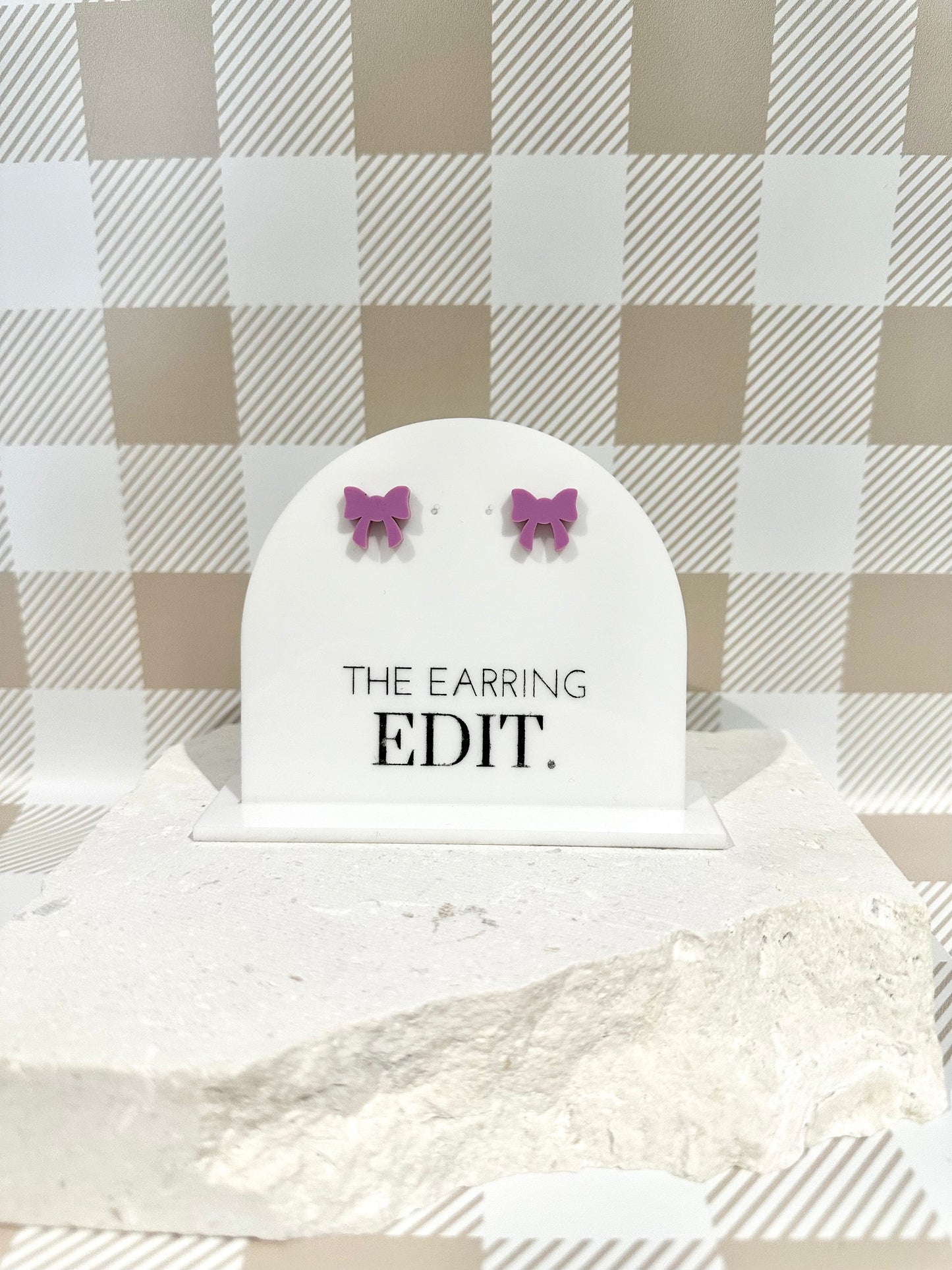 Grape Bow Studs