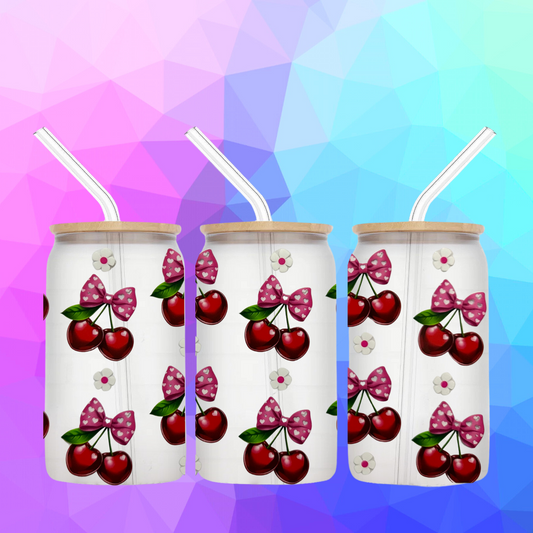 Cherries & Bows 16oz Tumbler