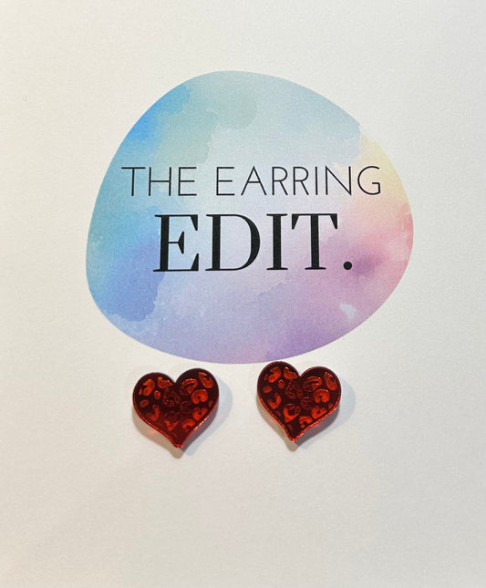 Red Leopard Hearts