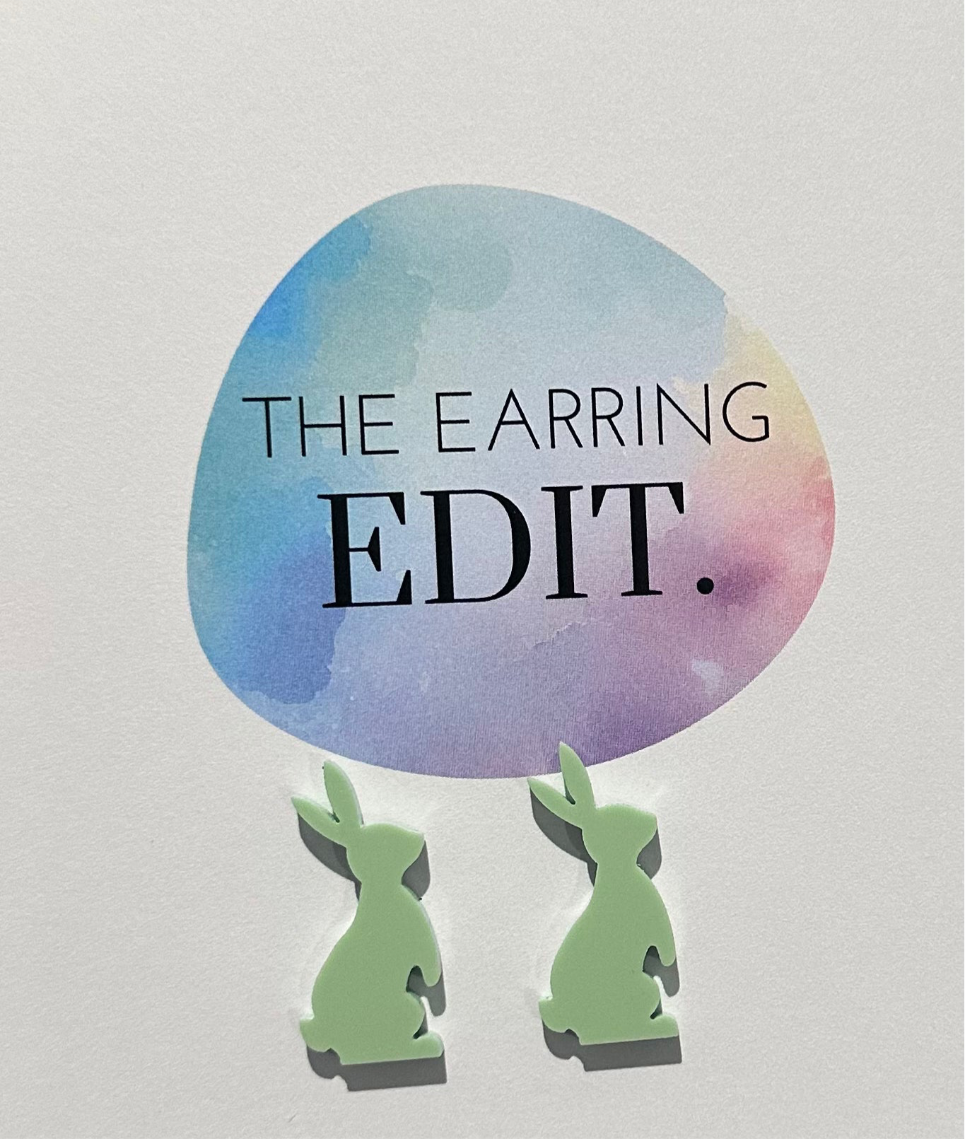 Pastel Green Easter Bunny