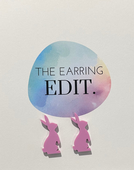 Pastel Pink Easter Bunny