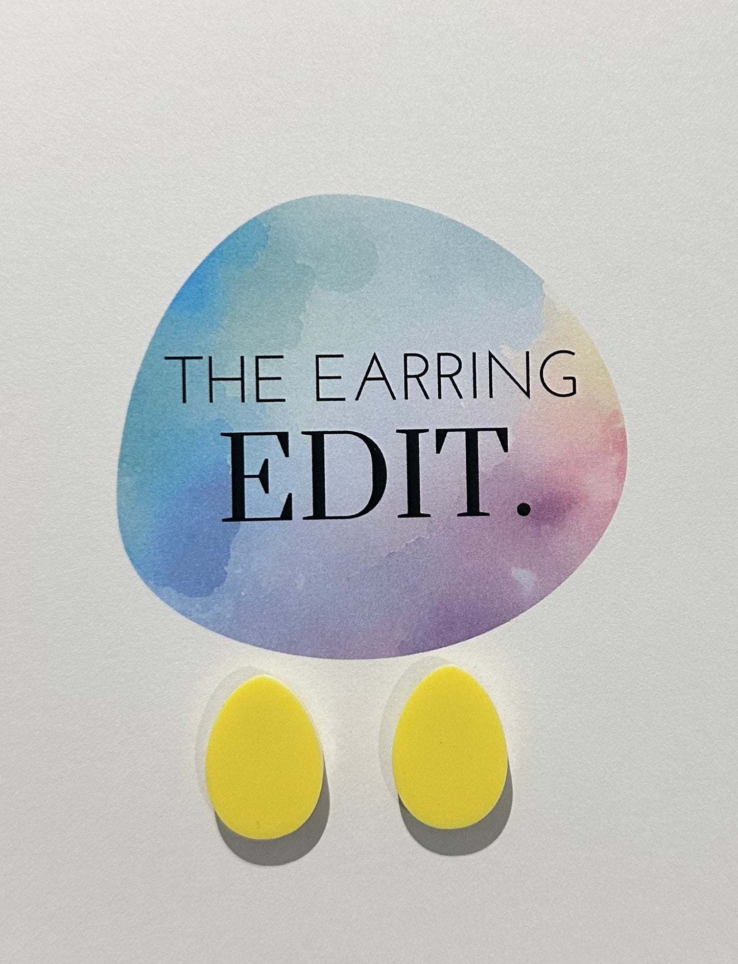 Pastel Yellow Easter Egg