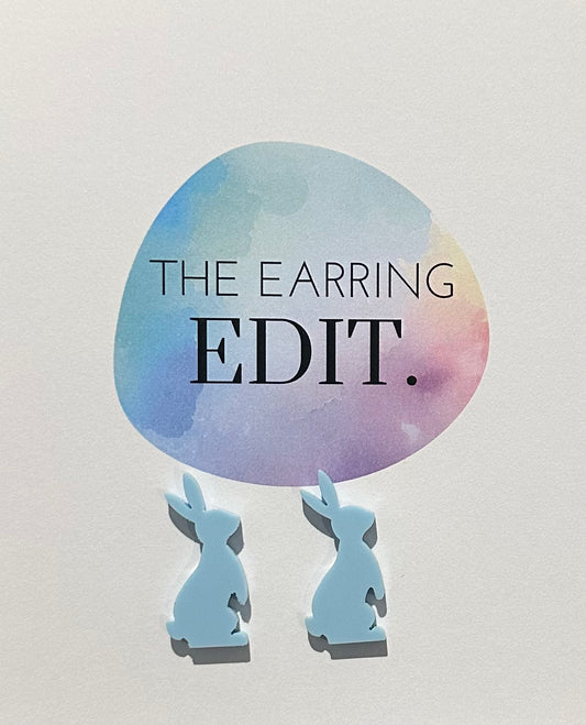 Pastel Blue Easter Bunny