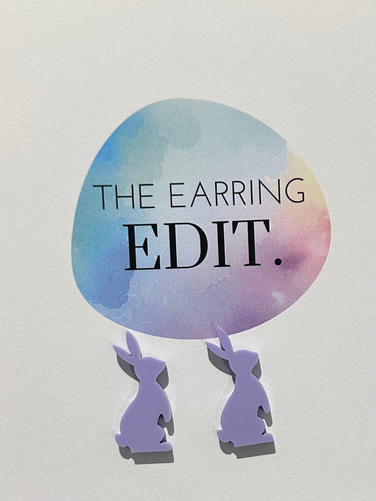 Pastel Purple Easter Bunny
