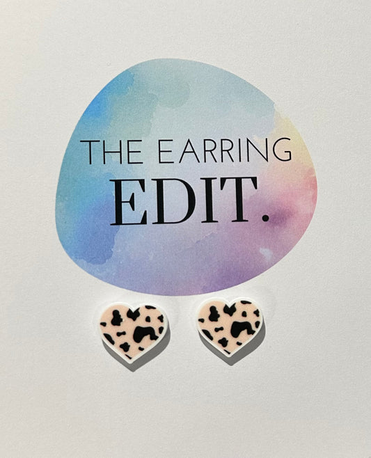Beige Leopard Hearts